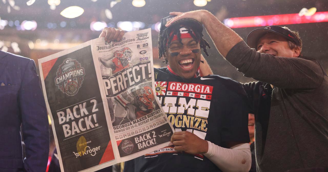 Official Atlanta Braves Georgia Bulldogs Champions First Time