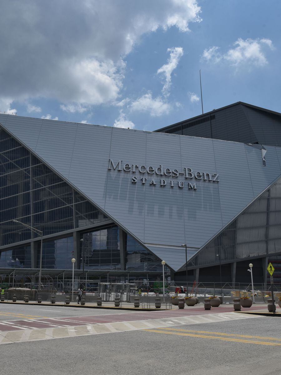 Can be in the shade during a day game at Mercedes-Benz Stadium. page1